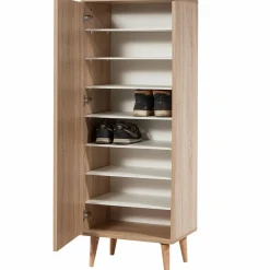 Wooden Art Meuble à chaussure Filinta sonomo - 50x128x38 cm