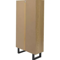 Discount Home Deco Factory Meuble à chaussures Calypso marron/noir - 60x24x115 cm