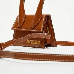 Femme Jacquemus Micro sac à main en Cuir Le Chiquito marron - 12x9 cm