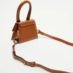 Femme Jacquemus Micro sac à main en Cuir Le Chiquito marron - 12x9 cm