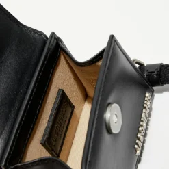 Online Jacquemus Mini sac à main en Cuir Le Chiquito noir - 12x6 cm