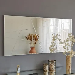 Wooden Art Miroir A331Y blanc - 130x62x2.2 cm