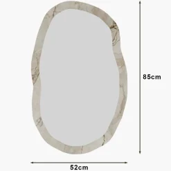 Discount Homitis Miroir Lossa ephèse/marbre - 52x86x2.2 cm