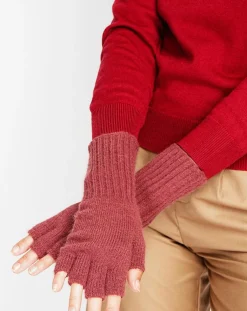 Femme Assuili Mitaines Lola bordeaux