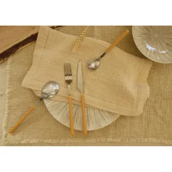 Outlet Menastyl Ménagère Colorama safran - 24 Pièces