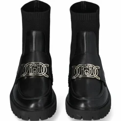 Liu-Jo Mocassins Cora en Cuir noirs - Talon 4.5 cm