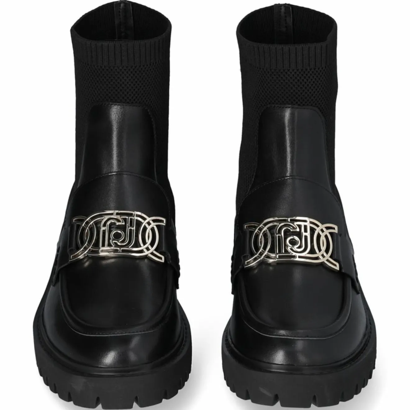 Liu-Jo Mocassins Cora en Cuir noirs - Talon 4.5 cm