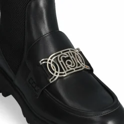 Liu-Jo Mocassins Cora en Cuir noirs - Talon 4.5 cm