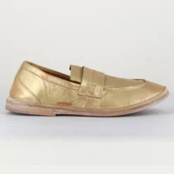 Discount MOMA Mocassins en Cuir dorés