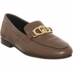 Femme Liu-Jo Mocassins en Cuir Emel marron foncé