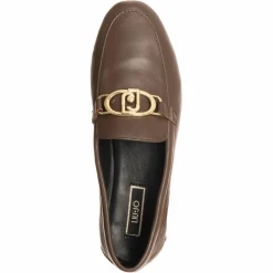 Femme Liu-Jo Mocassins en Cuir Emel marron foncé