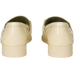 Discount Bottega Veneta Mocassins en Cuir Monsieur écrus