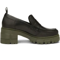 Femme Marc O'Polo Mocassins en Cuir semelle épaisse noirs