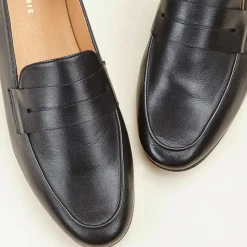 Femme Cosmoparis Mocassins en Cuir Viveca noirs