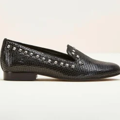 Cosmoparis Mocassins en Cuir Wouma noirs