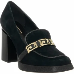 Femme Liu-Jo Mocassins en Velours de cuir Nana noirs