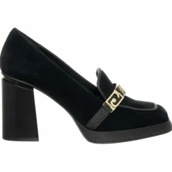 Femme Liu-Jo Mocassins en Velours de cuir Nana noirs
