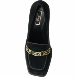 Femme Liu-Jo Mocassins en Velours de cuir Nana noirs