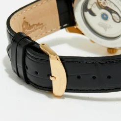 Homme Richtenburg Montre automatique Homme en Cuir Athen noire