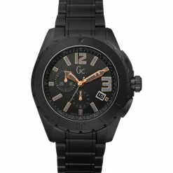 Guess Collection Montre Chronographe Homme en Céramique noire