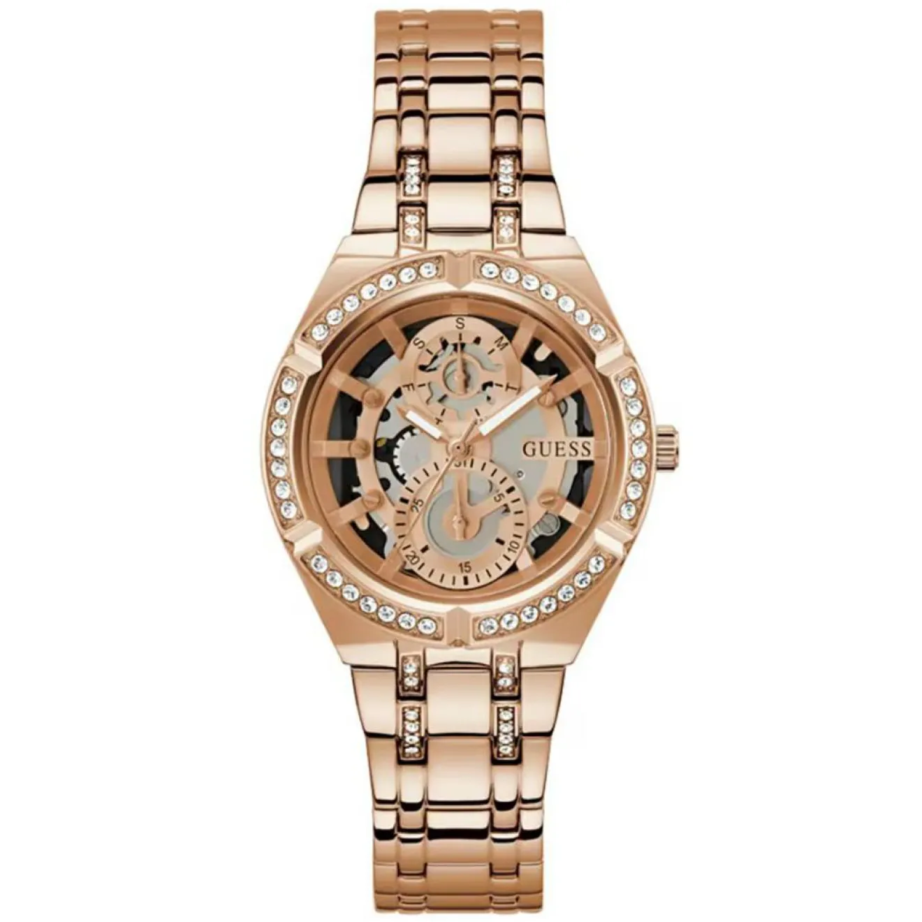 Sale Guess Montre Femme Allara en Acier rose doré