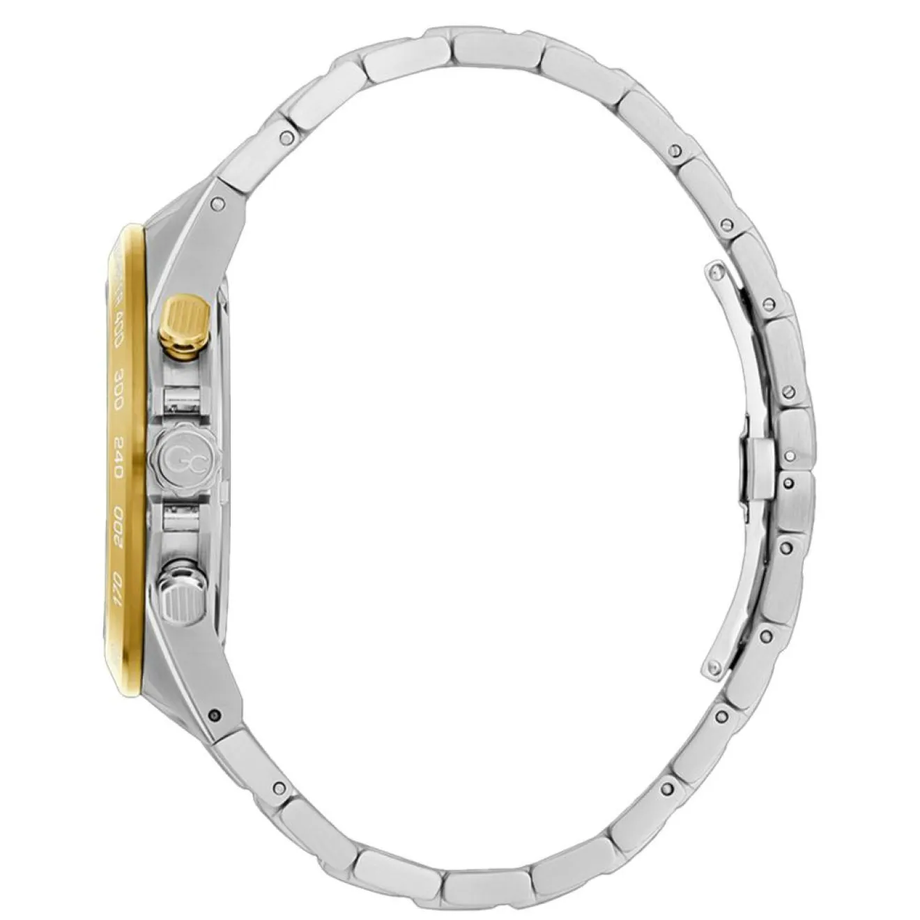 Clearance Guess Collection Montre Femme Audacious en Acier argenté/doré