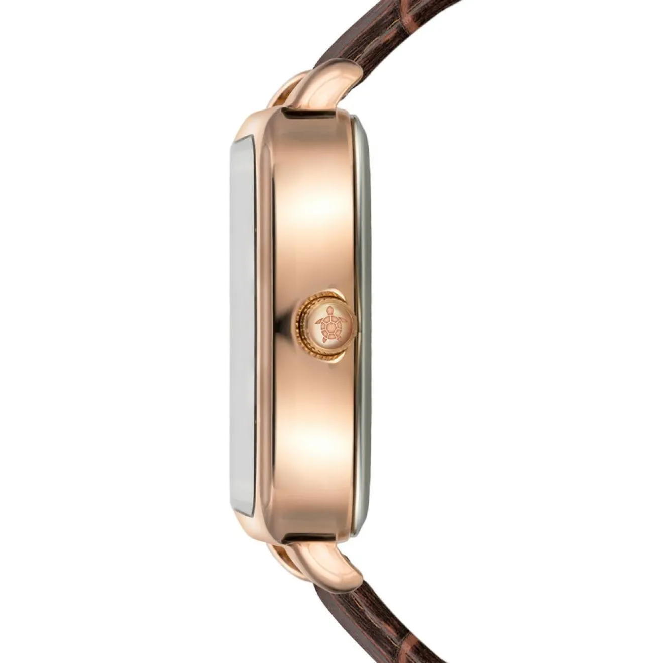 Femme Amelia Parker Montre Femme Bay en Cuir marron