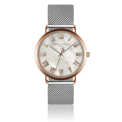 Femme Amelia Parker Montre Femme Classique en Acier argentée