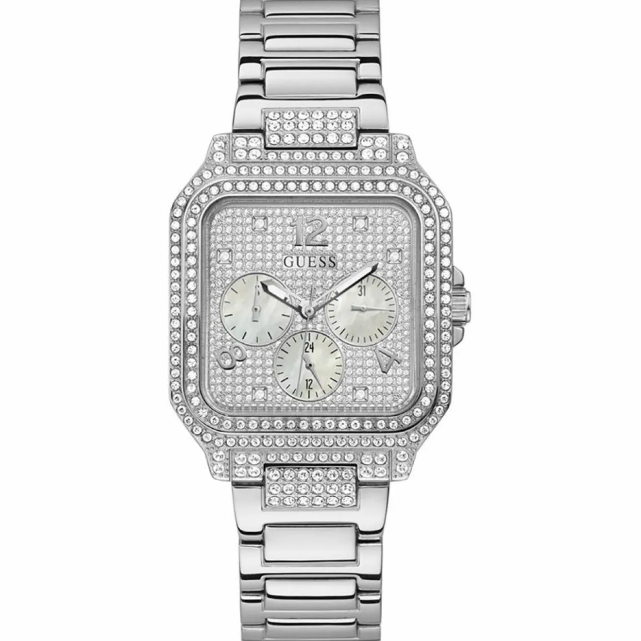 Discount Guess Montre Femme Deco en Acier argentée
