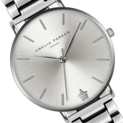 Outlet Amelia Parker Montre Femme en Acier Capsule Grey argentée