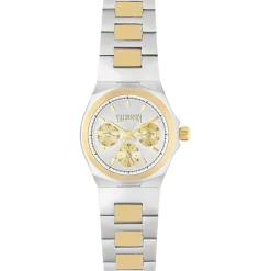 Outlet Vilebrequin Montre Femme en Acier Chronographe argenté/doré