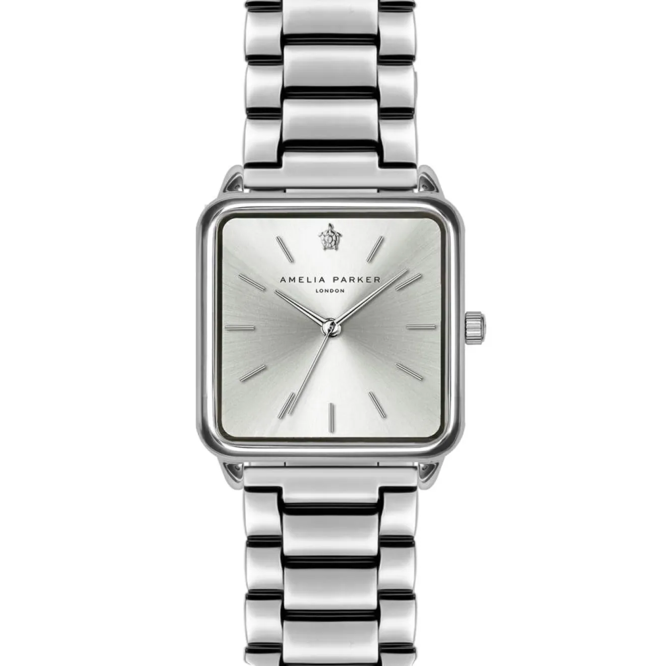 Clearance Amelia Parker Montre Femme en Acier Plaza argentée