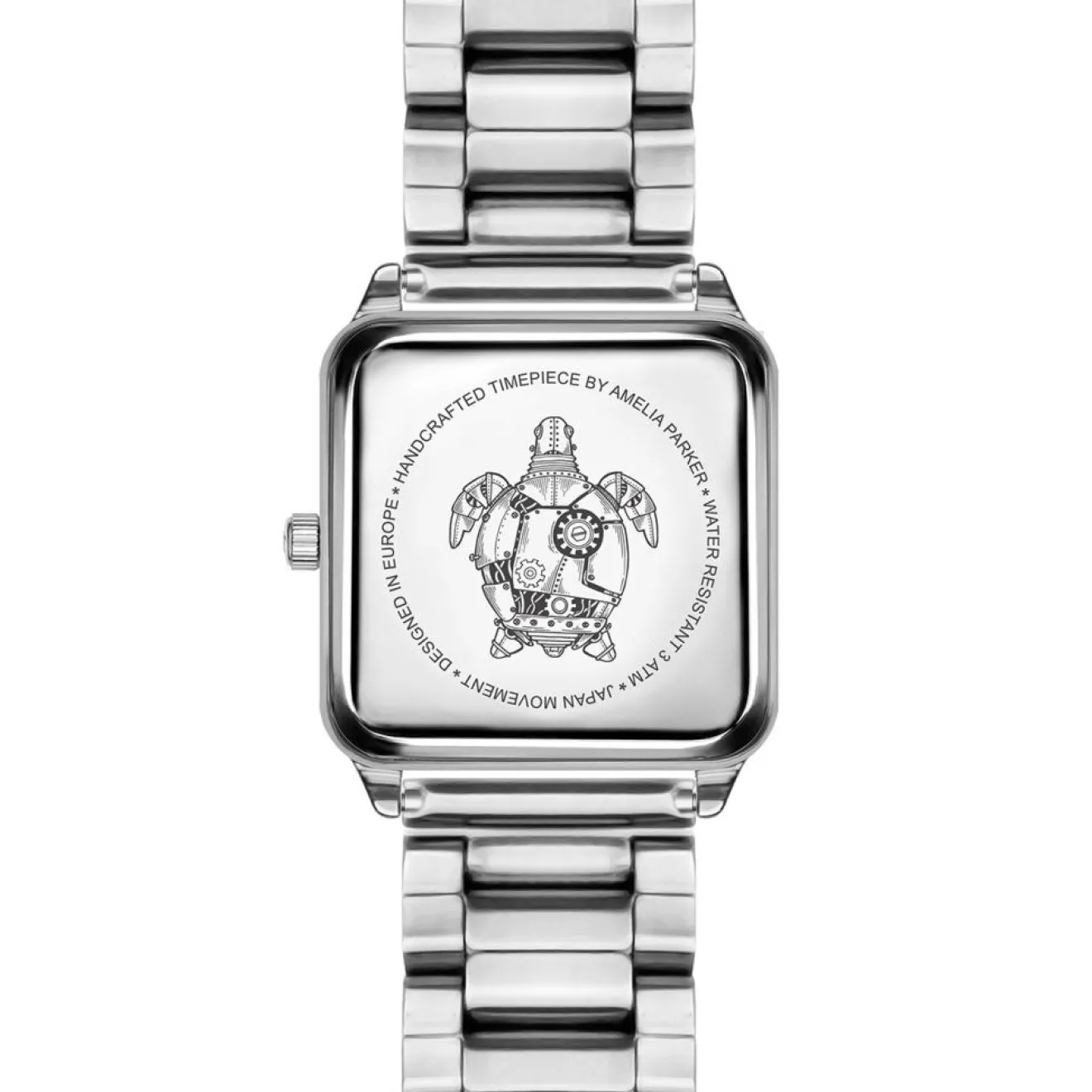 Clearance Amelia Parker Montre Femme en Acier Plaza argentée