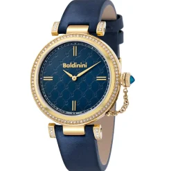Femme Baldinini Montre Femme en Cuir & cristaux Swarovski Dona bleue