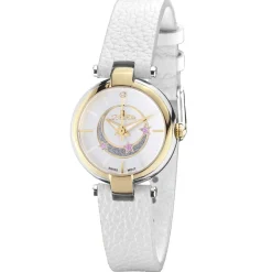 Discount Richtenburg Montre Femme en Cuir Vivana blanc/argenté
