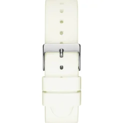 Femme Guess Montre Femme Hollywood en Silicone blanche