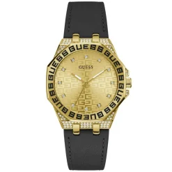 Femme Guess Montre Femme Insignia en Cuir noire