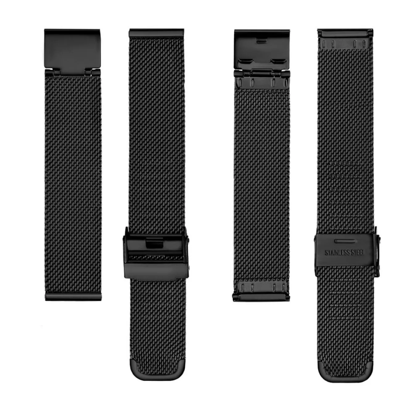 Femme Amelia Parker Montre Femme Jet Black en Acier noire