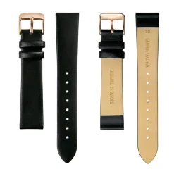 Online Amelia Parker Montre Femme Joyful Journey en Cuir noire