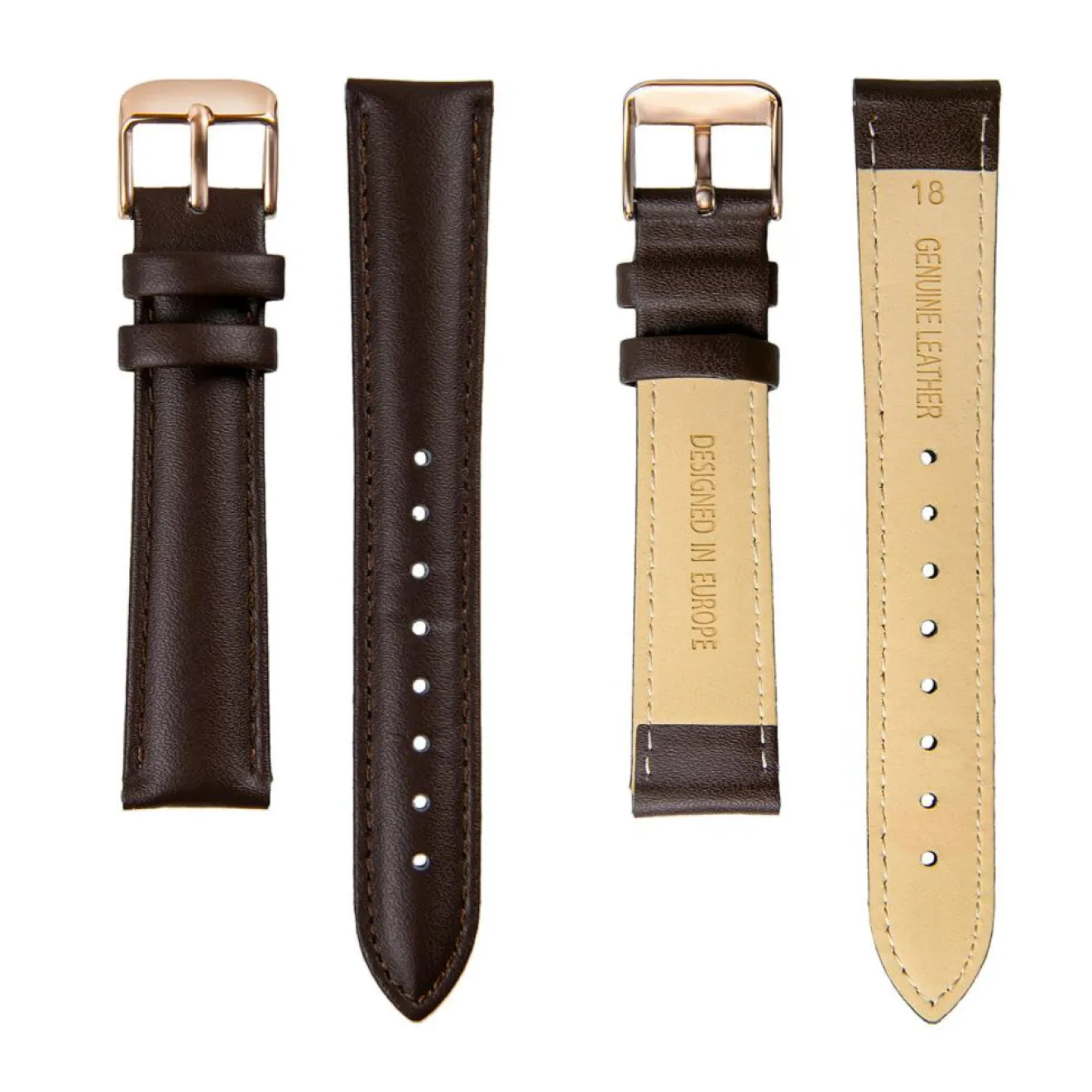 New Amelia Parker Montre Femme Joyful Journey en Cuir marron