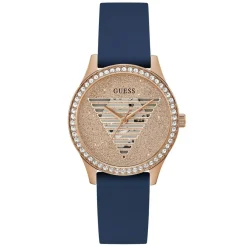 Femme Guess Montre Femme Lady Idol en Silicone bleue