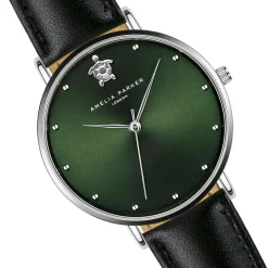 Femme Amelia Parker Montre Femme Maya Bay en Cuir noire