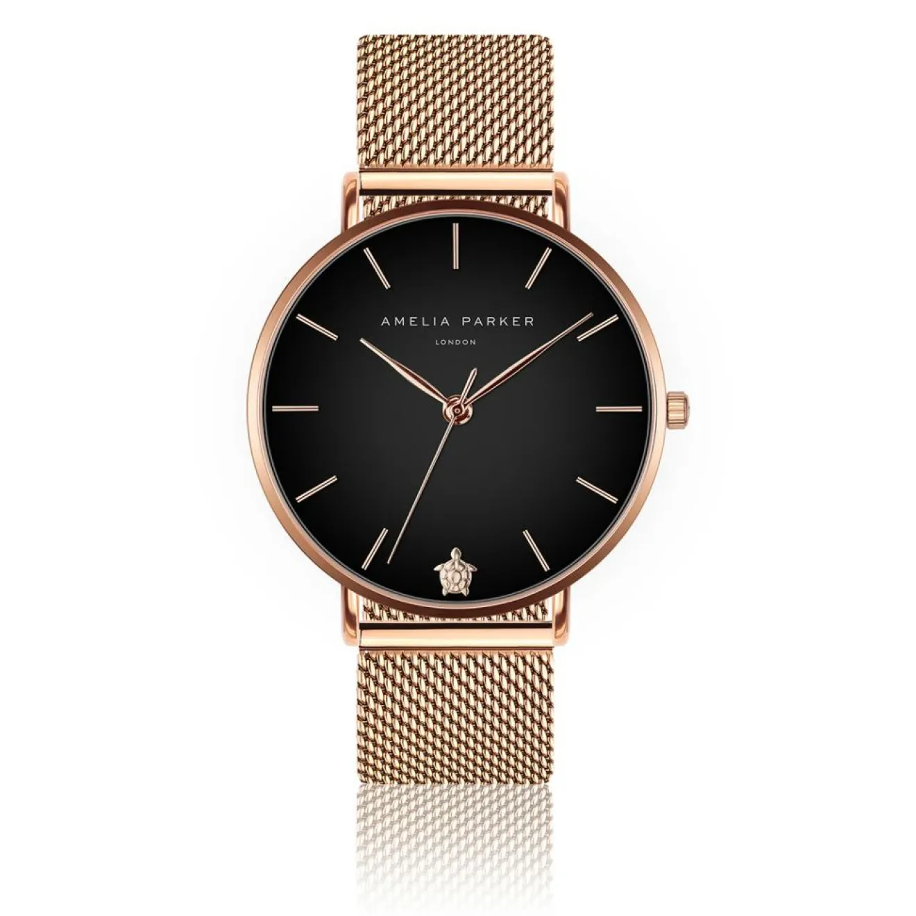 Femme Amelia Parker Montre Femme Midnight Moon en Acier rose doré