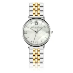 Femme Amelia Parker Montre Femme Oyster en Acier doré/argenté