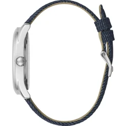 Sale Guess Montre Femme Peony G en Cuir & Jean bleue