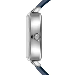 Femme Amelia Parker Montre Femme Plaza en Cuir bleu foncé