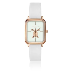 Femme Amelia Parker Montre Femme Serenity en Cuir blanche