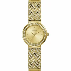 Online Guess Montre Femme Treasure en Acier dorée