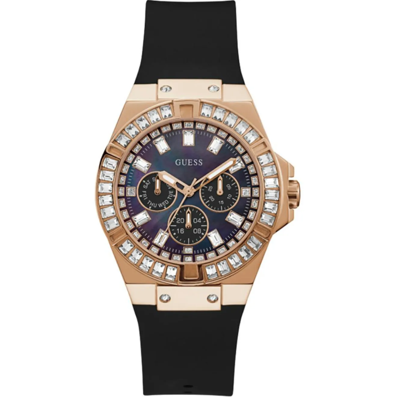 Guess Montre Femme Venus en Silicone noire