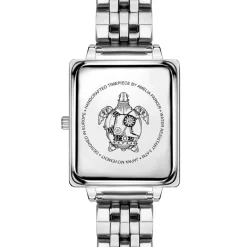 Femme Amelia Parker Montre Femme White Desert en Acier argentée